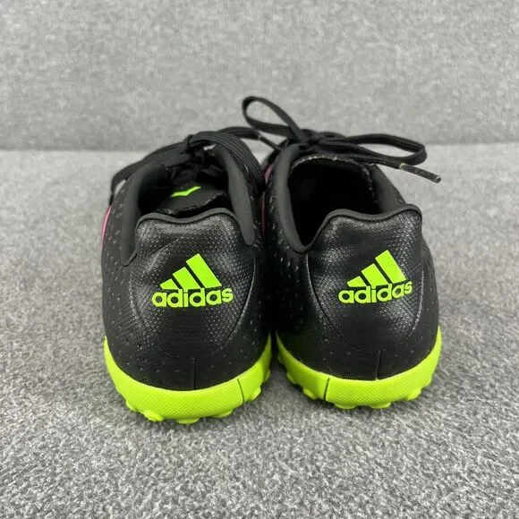 Adidas Shoes Mens Size 6 Black Pink Green Traxion Turf‎ Soccer Cleats AF4985